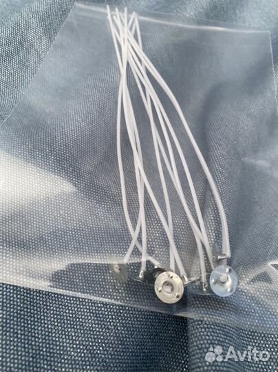 Фитиль с металлическим держателем 10 шт в упаковке