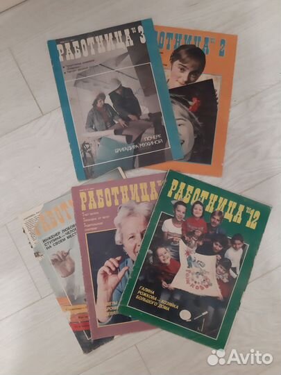 Журналы Работница СССР 83,84,85,88,89г фото разные