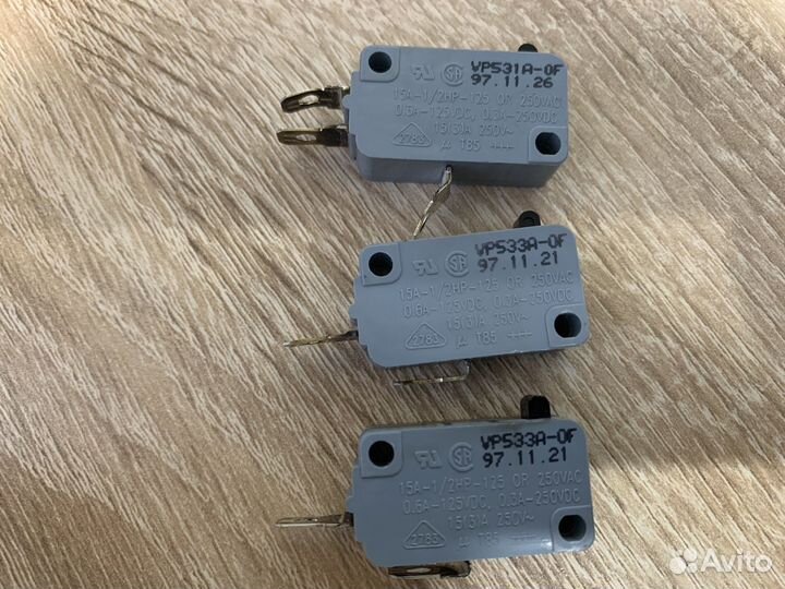 Микропереключатель для свч. VP531A-OF 97.11.26