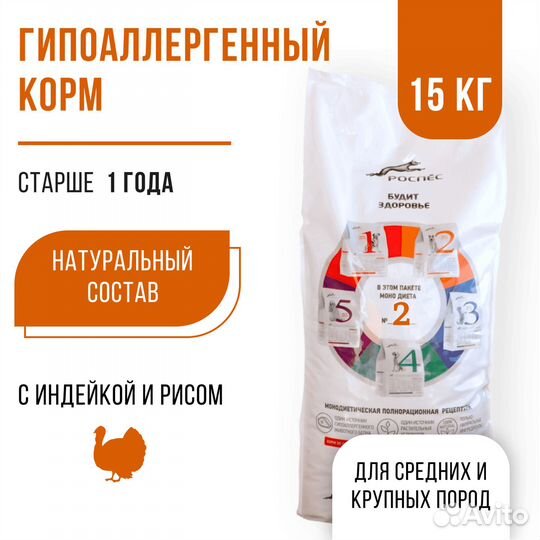 Сухой корм для собак средних и крупных пород супер