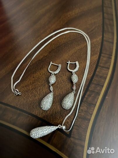 Серьги серебро 925