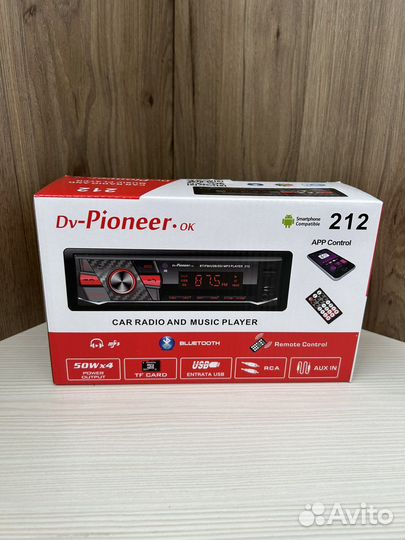 Магнитола Pioneer с Блютусом