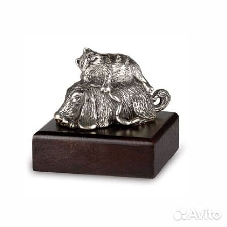 Серебряная фигурка Мне с тобою хорошо