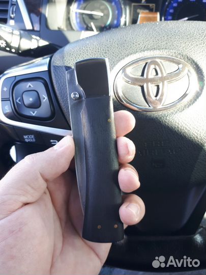 Нож складной ручной работы