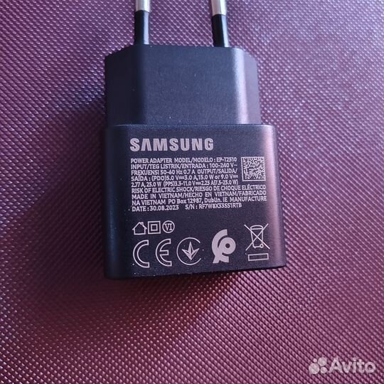 Адаптер Samsung 25W EP-T2510 USB-C