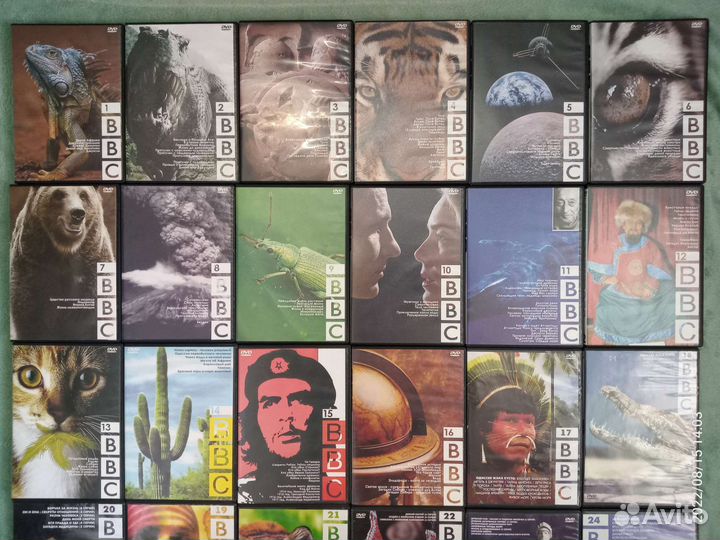 DVD коллекция документальных фильмов BBC