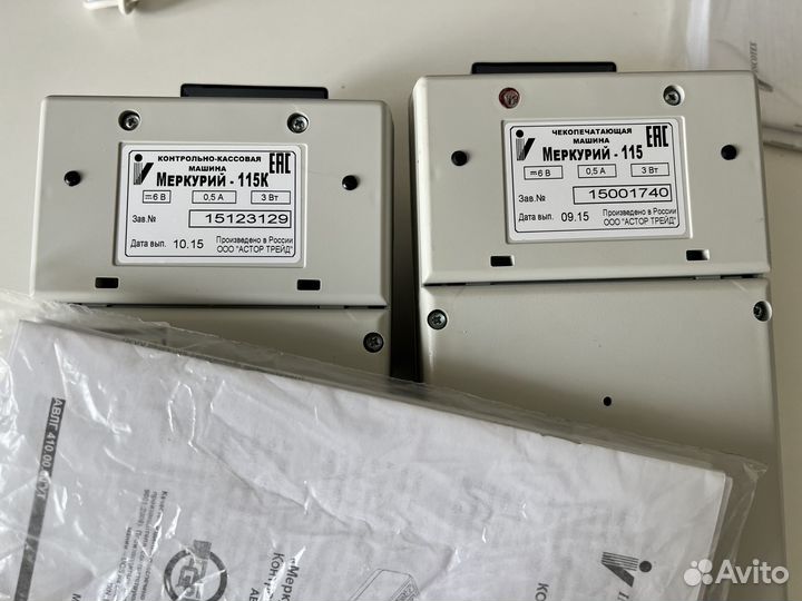 Кассовый аппарат Меркурий-115К (версия 01)