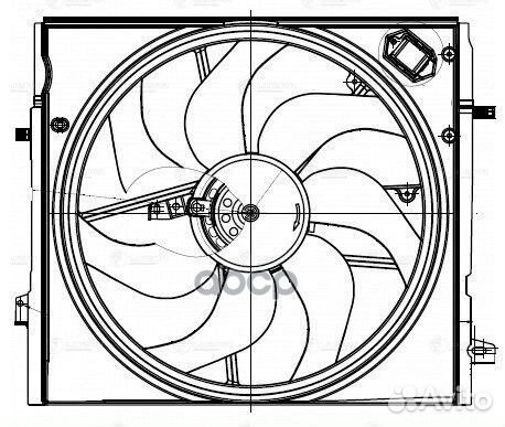 LFK 14EA Вентилятор радиатора nissan qashqai 13