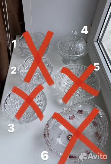 Хрусталь СССР гусевской хрусталь