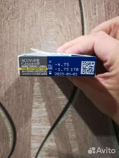 Линзы acuvue, астигматические