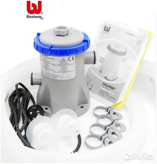 Каркасный бассейн bestway 305х100 см + фильтр