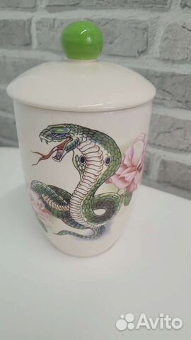 Горшок керамический для сыпучих,сахара,соли и т.д