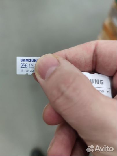 Карта памяти micro sd 256 samsung