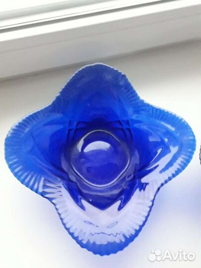 Ваза цветное стекло СССР