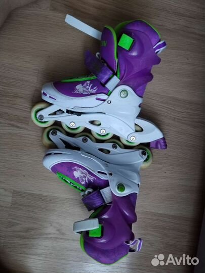 Роликовые коньки детские раздвижные