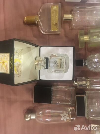 Пустые флаконы для коллекции