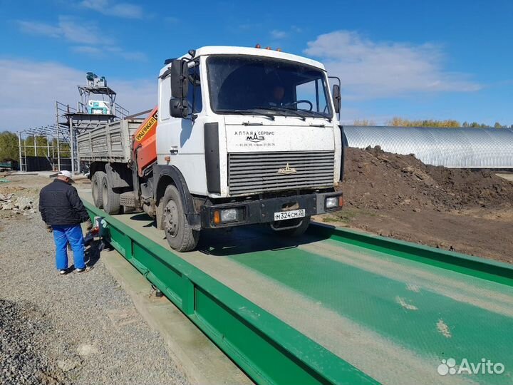 Автомобильные весы 80 тонн 18 метров