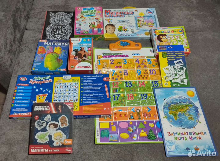 Игры и конструктор мало бу