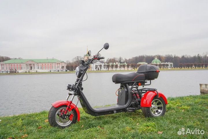 Электроскутер WS PRO Trike 3000W Red 2023