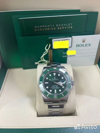 Часы Rolex Submariner date 40mm hulk