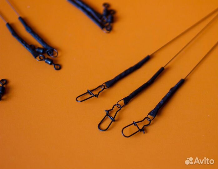 Титановые поводки для рыбалки Carson, 11шт/уп