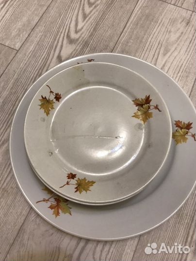 Тарелки СССР и japan