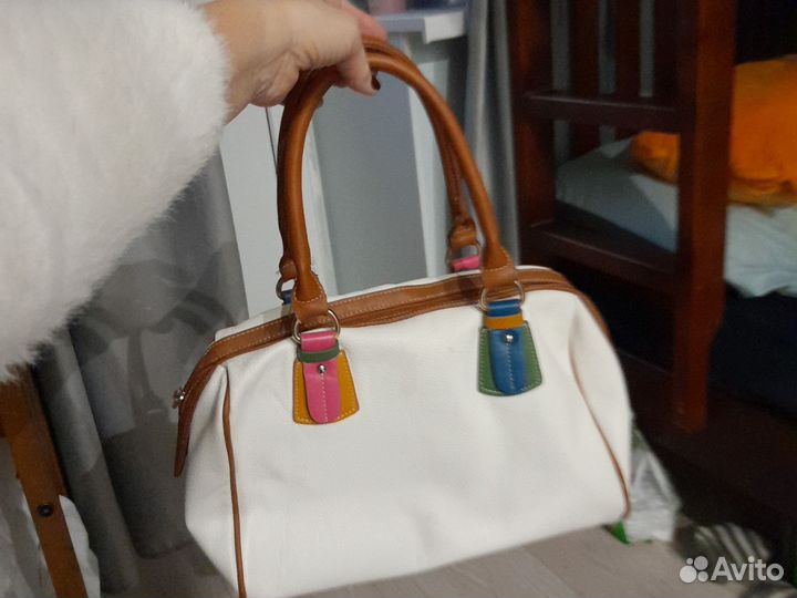 Сумка женская натуральная кожа бу