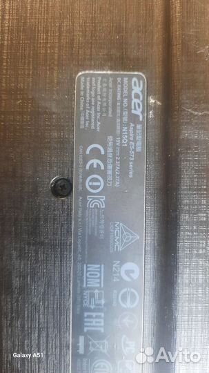 Аcer aspire E5 573