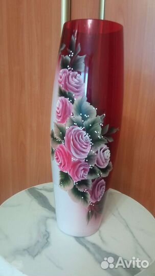 Ваза для цветов стекло