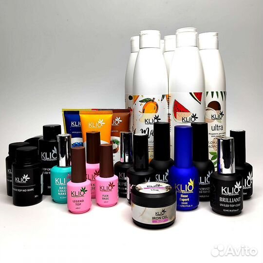 Продукция от бренда klio для маникюра