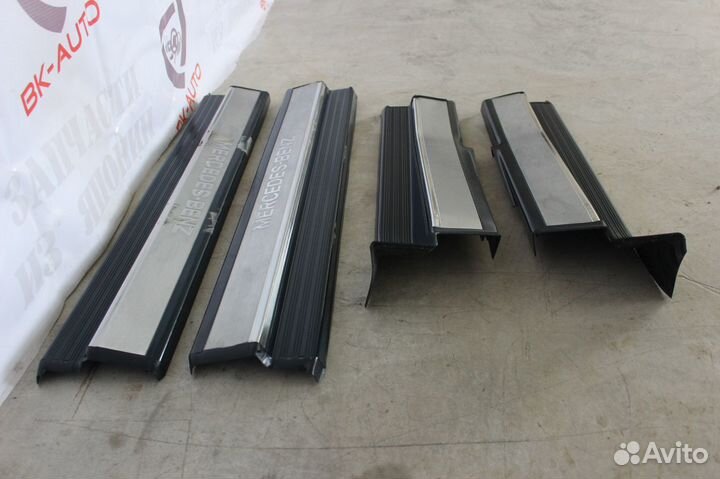 Порожки салонные Mercedes S-Class W140 Коротыш