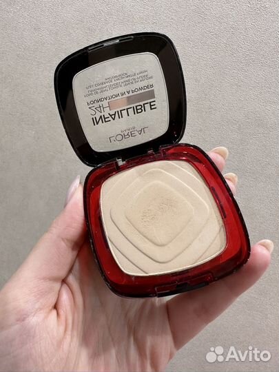 Тональный крем, пудра L'Oreal, сыворотка Аравиа