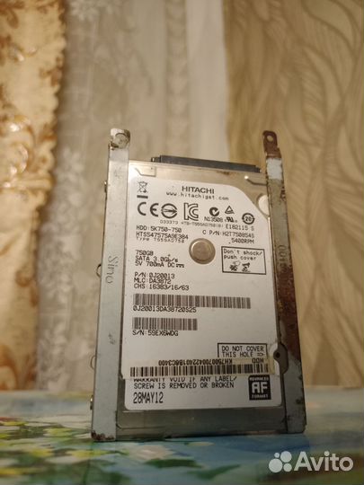 Жёсткий диск 750/500gb