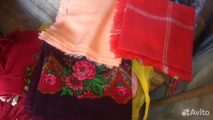 Платки пуховые и др