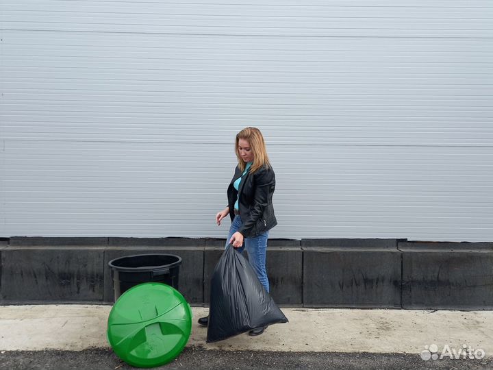 Пластиковый бак 150 л. для отходов арт.967