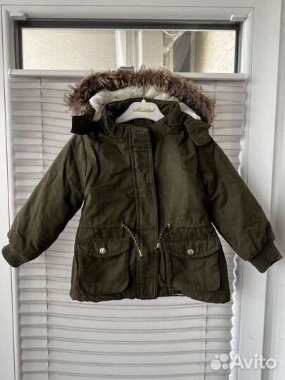 Куртка парка для девочки р86