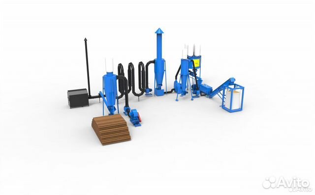 Производственная линия гранулирования 300 кг в час