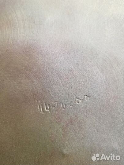 Таз латунный, медный 6литров. клеймо