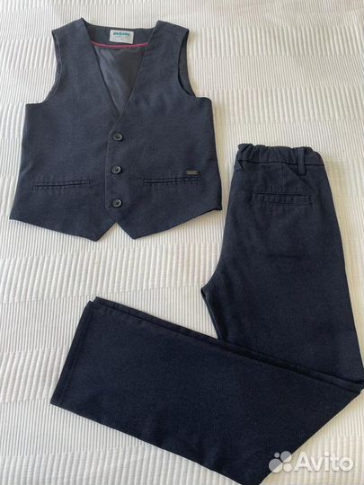 Жилет и брюки для мальчика, школьная форма