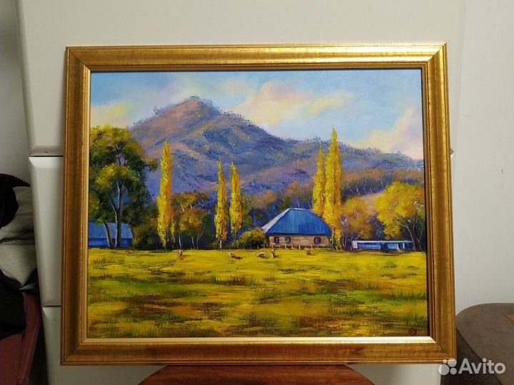 Картина маслом на холсте пейзаж