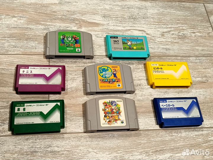 Картриджи Nintendo 64, Famicom, голыши