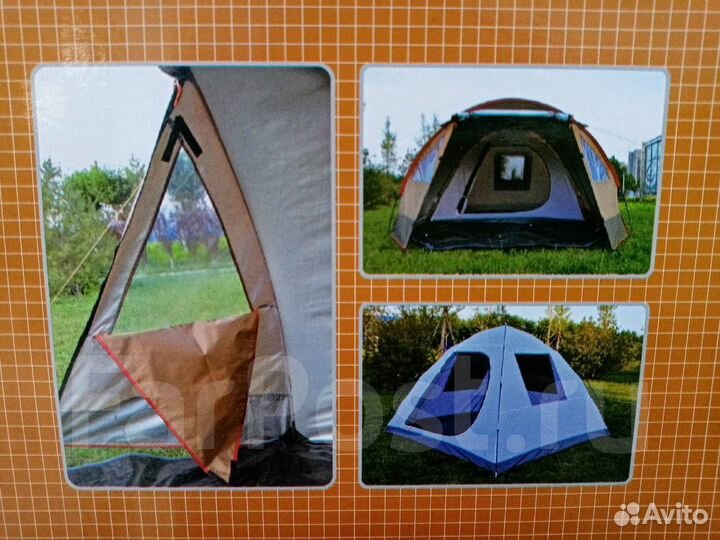Палатка 4 х тент водостойкая мод 1916 антимоскит
