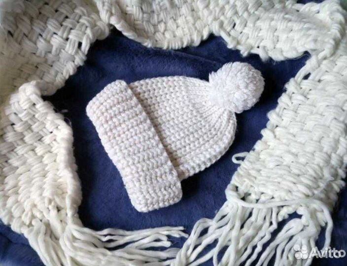 Комплект шапка и шарф