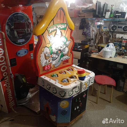 Игровой аппарат- колотушка Mr. wolf