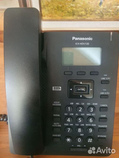 Стационарный телефон panasonic kx-hdv130