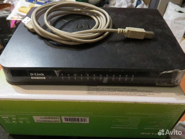 Коммутатор 4 порта и 7 портов (Svitch)