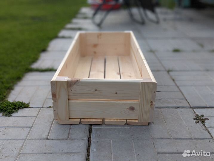 Деревянные кашпо для цветов