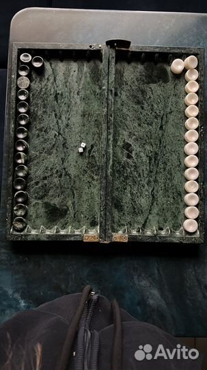 Нарды из камня ручной работы