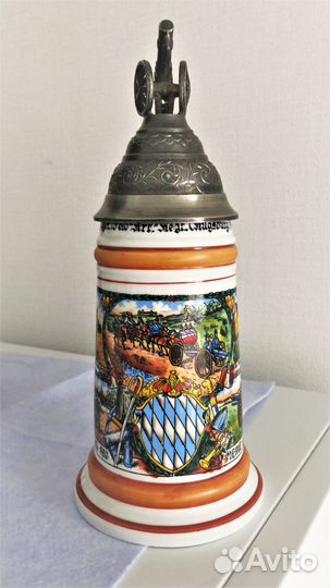 Полковая,пивная кружка резервиста.Артиллерия