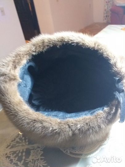 Норковый берет женский